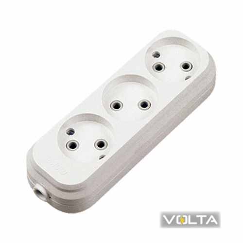 Колодка MAKEL б/з 3 гнезда 