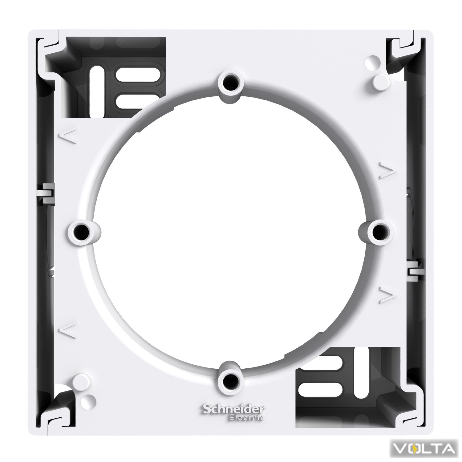 Коробка для внешнего монтажа белая ASFORA