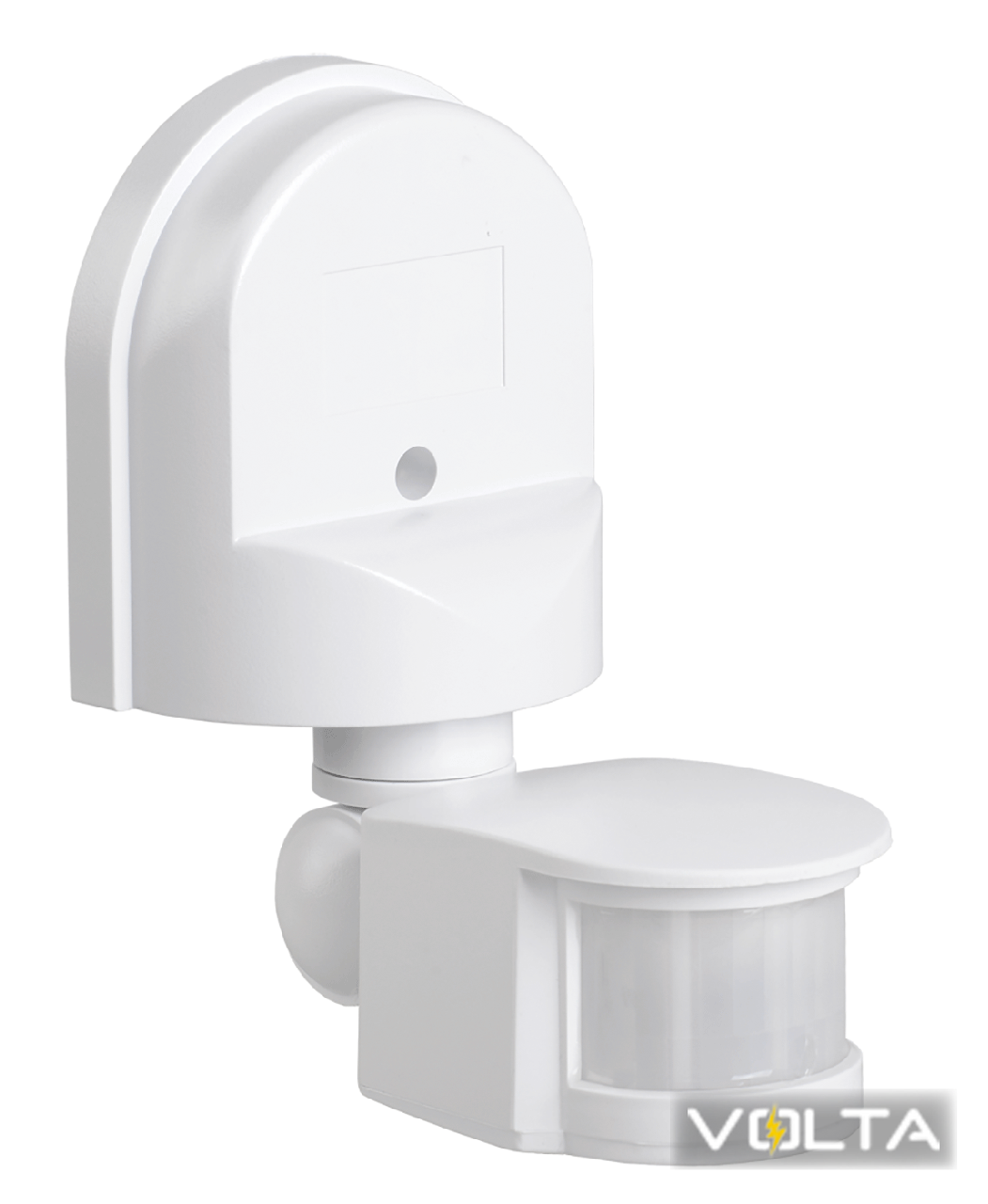 Датчик движения ДД 008 белый, макс. нагрузка 1100Вт, угол обзора 180град., дальность 12м, IP44, ИЭК