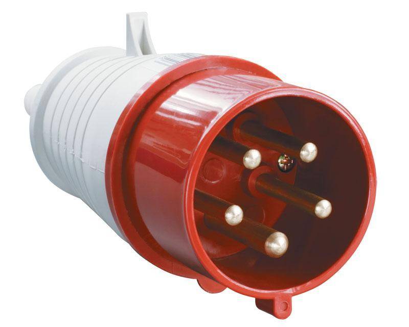 Вилка 025 3Р+PЕ+N 32А 380В IP44 IEK цена купить в интернет-магазине ...