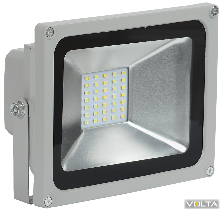 Прожектор СДО 05-20 светодиодный серый SMD IP65 IEK