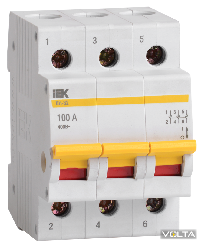 Выключатель нагрузки ВН-32 3Р 63А ИЭК