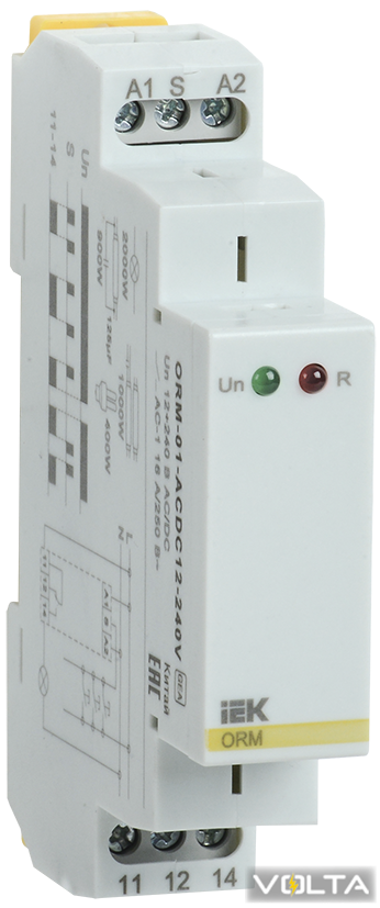 Импульсное реле ORM. 1 конт. 12-240 В AC DC IEK