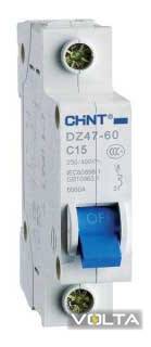 Автоматический выключатель DZ47-60 1P 4.5kA C 20A
