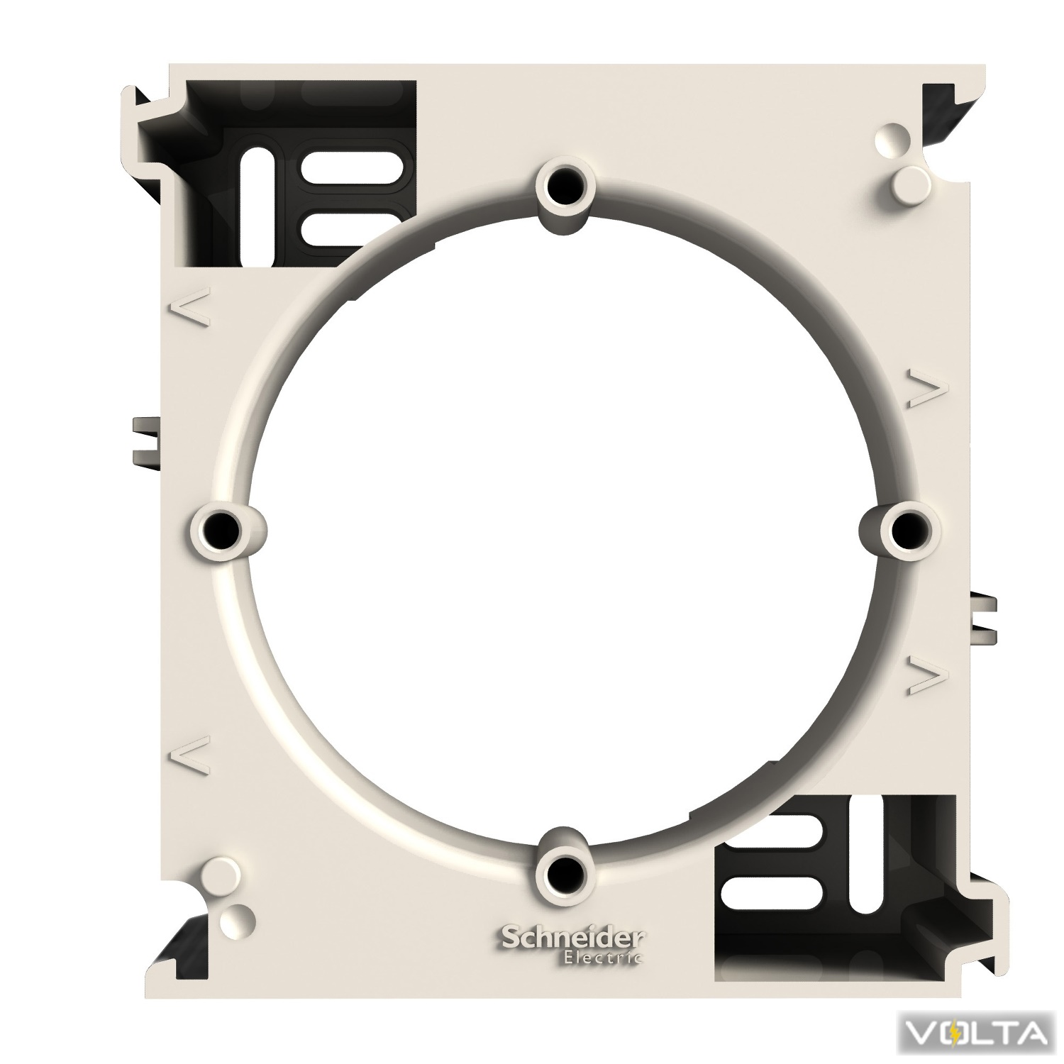 Коробка для внешнего монтажа крем (набор кр.) ASFORA