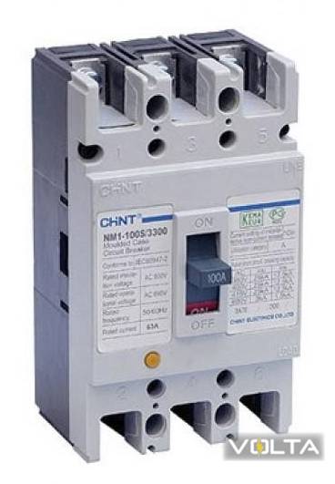 Автоматический выключатель NM1-125S/3300 63A