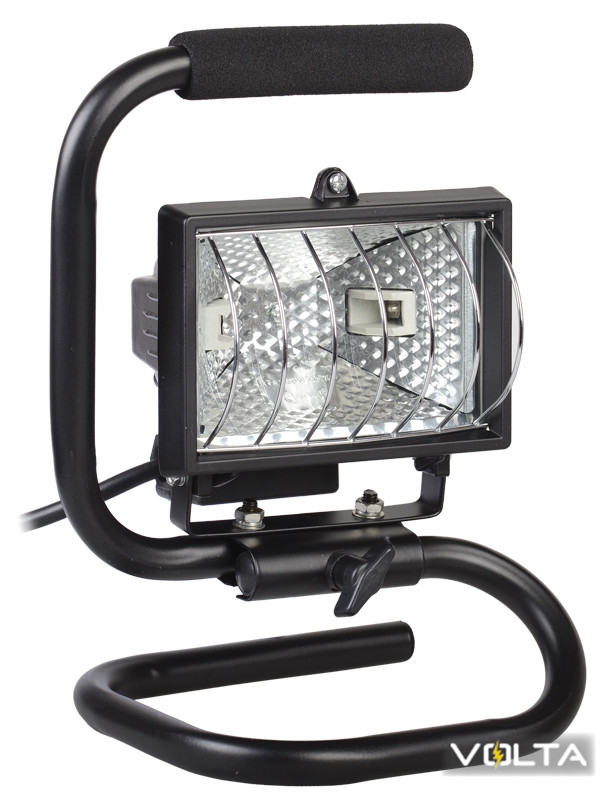 Прожектор ИО 150 П (переноска) галогенный черный IP 54