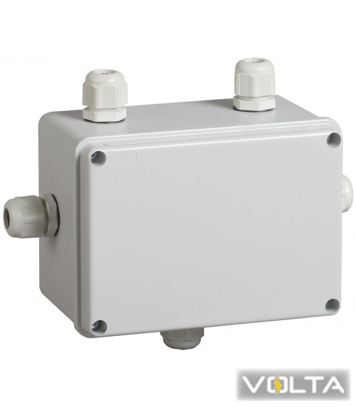 Коробка КМ41330 распаячная для о/п 100х100х50 мм IP55 (RAL7035 ...