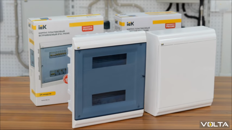 Монтаж распределительного щитка ЩРН