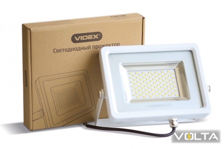Светодиодный прожектор VIDEX 50W 5000K 220V White