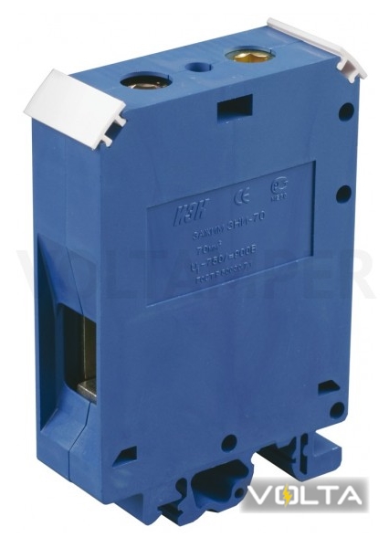 ЗАЖИМ НАБОРНЫЙ ЗНИ-10мм2 (JXB70А) синий ИЭК