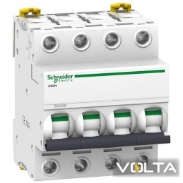 Автоматический выключатель iC60N 4P 25A C SCHNEIDER