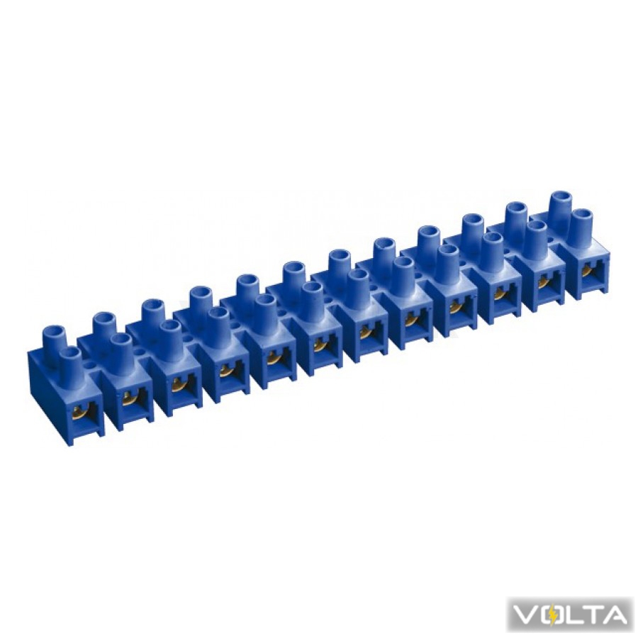 Зажим винтовой ЗВИ-10 н г 2,5-6мм2 12пар ИЭК синие