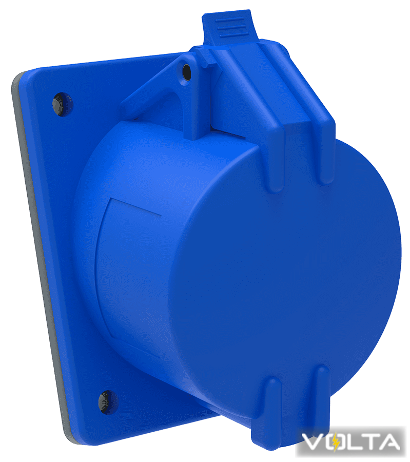 Розетка встраиваемая ССИ-423 32А-6ч200-250В 2Р+PЕ IP44 MAGNUM ИЭК