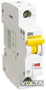 Автоматический выключатель ВА 47-60 1Р 25А 6 кА  х-ка С IEK