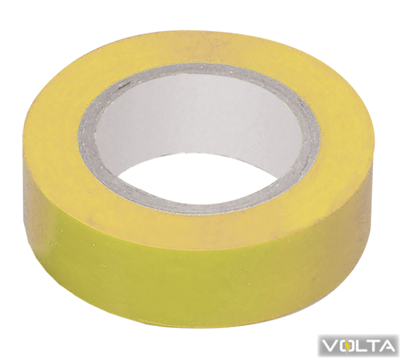 Изолента 0,13х15 мм желтая
