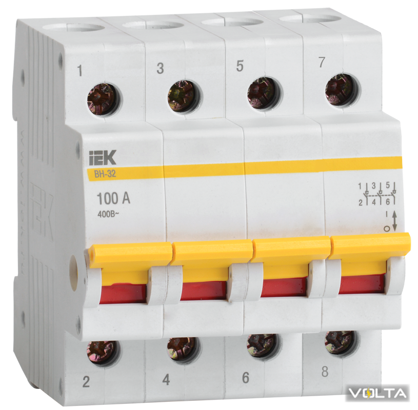 Выключатель нагрузки ВН-32 4Р 20А ИЭК