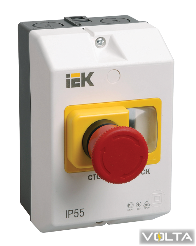 Защитная оболочка с кнопкой Стоп IP55 ИЭК