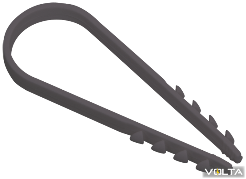 Дюбель хомут черный