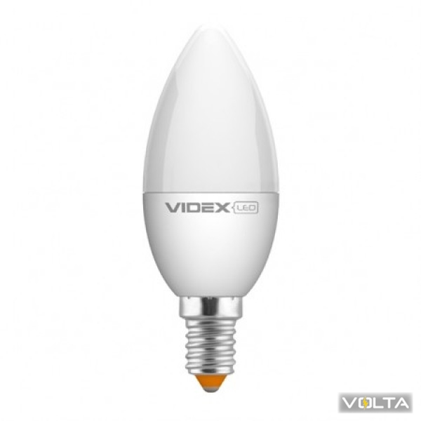Лампа светодиодная C37e 3,5W E14 4100K 220V VIDEX