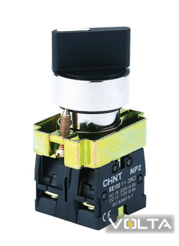 Кнопка NP2-BA21 1NO Черная
