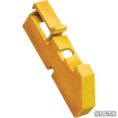 Изолятор DIN желтый (120 штук) ИЭК