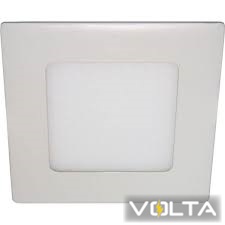 Светильник светодиодный AL511 6W квадрат белый 360Lm 4000K 121*13.5mm OL FERON