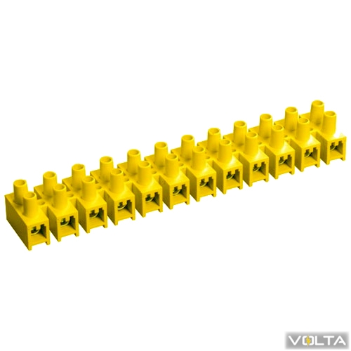 Зажим винтовой ЗВИ-10 н г 2,5-6мм2 2х12пар ИЭК желтые