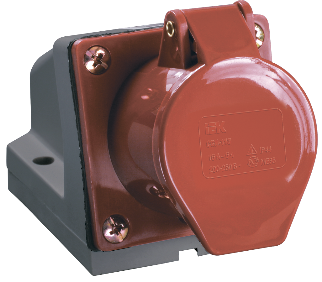 Розетка 125 стационарная 3Р+PЕ+N 32А 380В IP44 IEK цена купить в ...