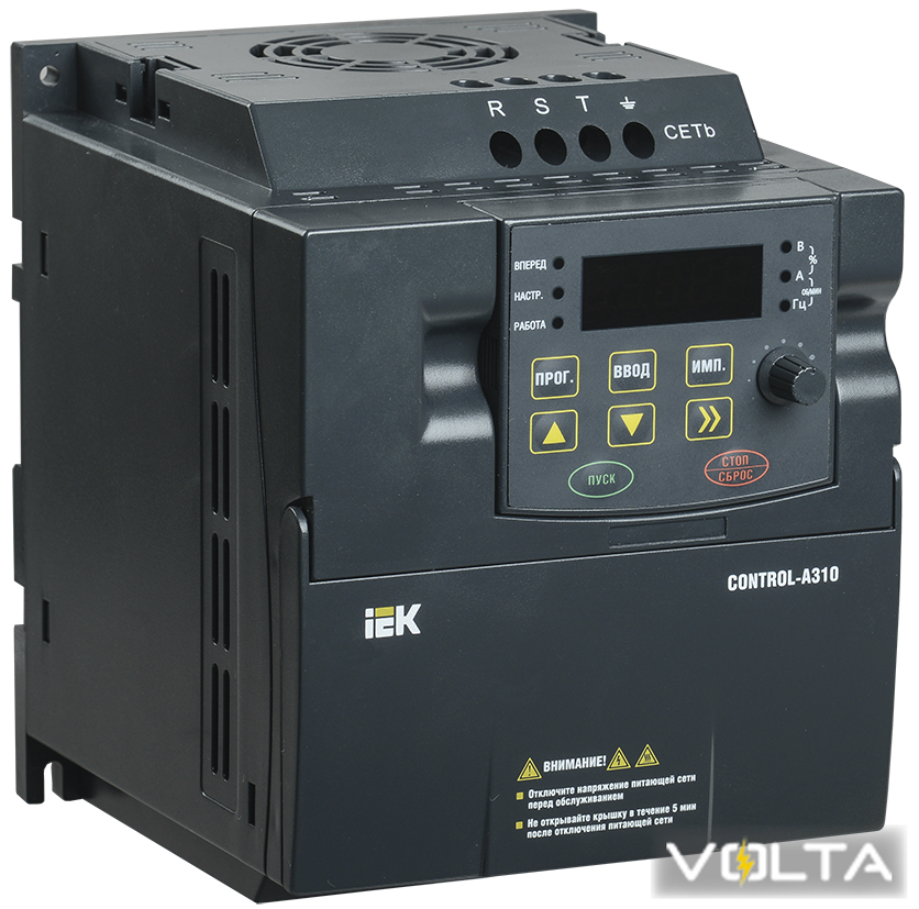 Преобразователь частоты CONTROL-A310 220В, 1Ф 2,2 kW 10A IEK