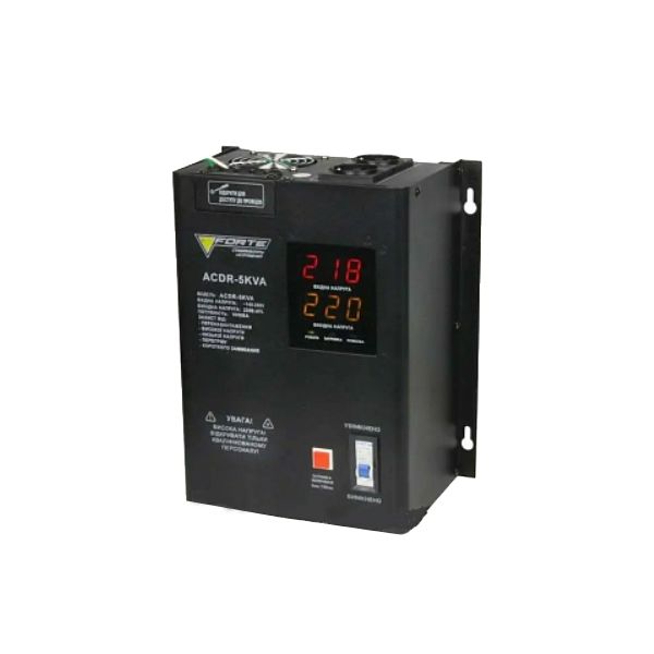 Стабилизатор напряжения FORTE ACDR-5kVA цена купить в интернет-магазине ...