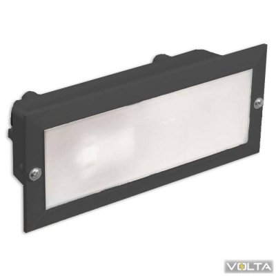 Светильник НПП3102 черный прямоугольник без решетки 60Вт IP54 ИЭК