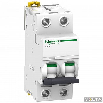 Автоматический выключатель iC60N 2P 0,5A C SCHNEIDER