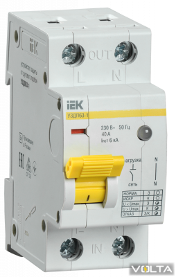 Устройство защиты от дугового пробоя УЗДП63-1 40А IEK