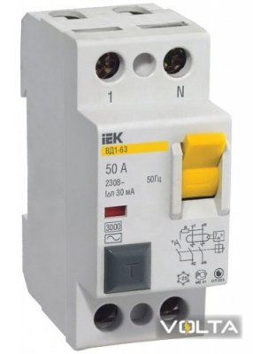 УЗО ВД1-63 2Р 16А 30мА ИЭК
