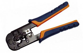 ITK Инструмент обжим для RJ-45,12,11 без храп мех сине-оранж ІЕК