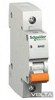 Автоматический выключатель ВА 63 1Р 32А хар-ка С SCHNEIDER