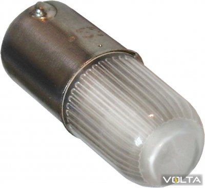 Лампа сменная красная неон240В ИЭК