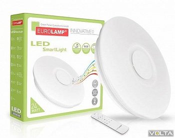 Светильник светодиодный "СМАРТ ЛАЙТ" 24W RGB (6) EUROLAMP