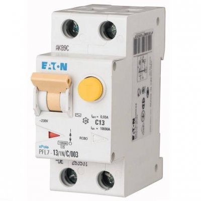 eaton-combined-rcd-mcb-device-xpole-rcbo-pfl7-1n-pole-side-view-yellow-toggles