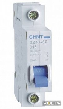 Автоматический выключатель DZ47-60 1P 4.5kA C 32A CHINT