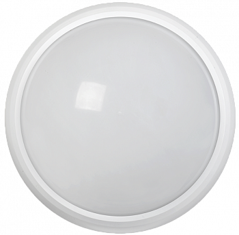 Светильник LED ДПО 5122Д 8Вт 6500K IP65 круг белый с АД IEK