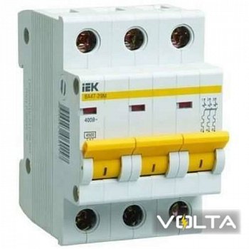 Автоматический выключатель ВА47-29 3P 63А 4,5кА х-ка C IEK