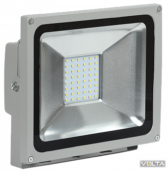 Прожектор СДО 05-30 светодиодный серый SMD IP65 IEK 