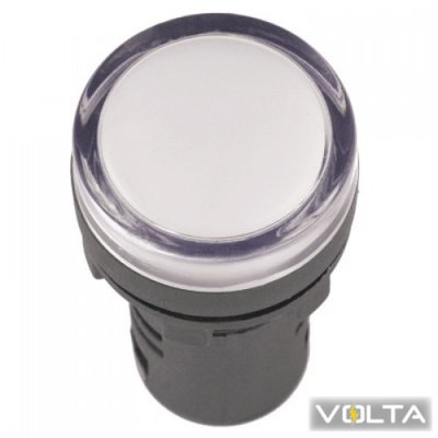 Лампа AD22DS(LED)матрица d22мм белый 12В ACDC ИЭК
