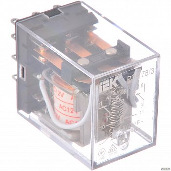 Реле РЭК78/3(MY3) 5А 12В АC IEK
