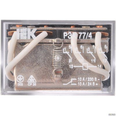 Реле РЭК774(LY4) 10А 12В АC ИЭК2