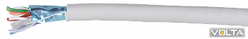 ITK Кабель связи витая пара F/UTP, кат.6 4x2х23AWG solid, PVC, 305м, серый ІЕК