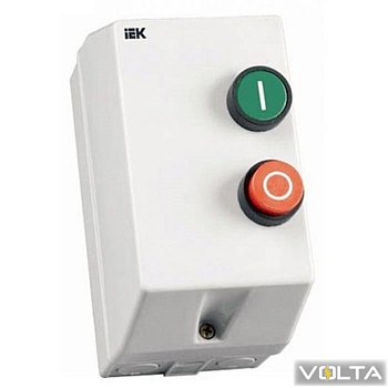 Контактор КМИ11860 18А в оболочке с индик. Ue=380В/АС3 IP54 IEK