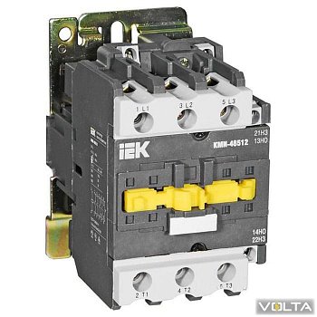 Контактор КМИ-46512 65А 400В/АС3 1з+1р (НВ+НЗ) IEK